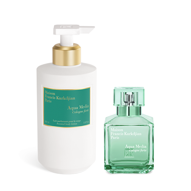 Aqua Media Cologne forte, , hi-res, Duo Lait parfumant pour le corps <br>et Eau de parfum